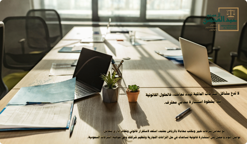 استشارة محامي شركات - في حل النزاعات المشاكل العائلية