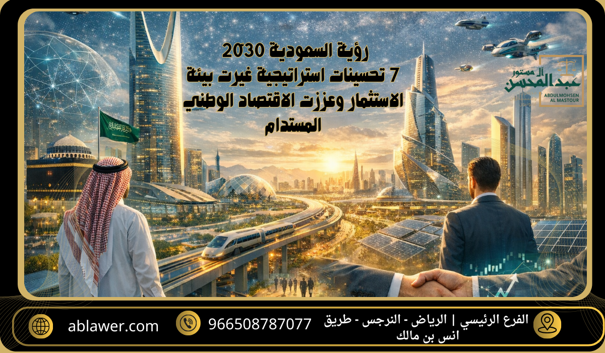 رؤية السعودية 2030 7 تحسينات استراتيجية غيرت بيئة الاستثمار والأعمال في المملكة